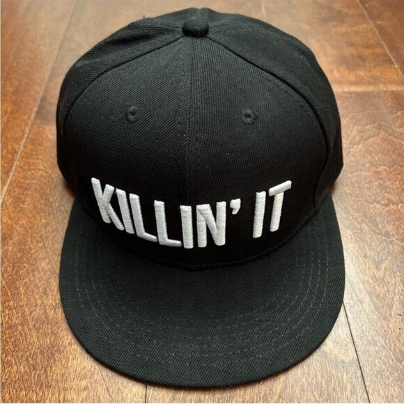 Jeffree Star Black Baseball Cap with White \'KILLIN\' IT\' Embroidery, NWOT main image 12